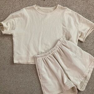 Daily Drills Sweat Set in Sand